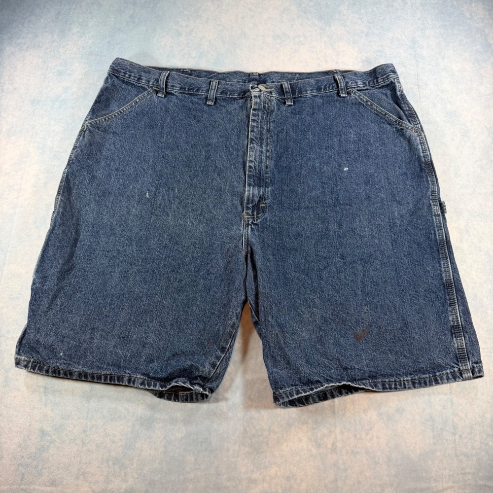 Wrangler Carpenter Denim Shorts Mens 44 Blue Good Utility Workwear